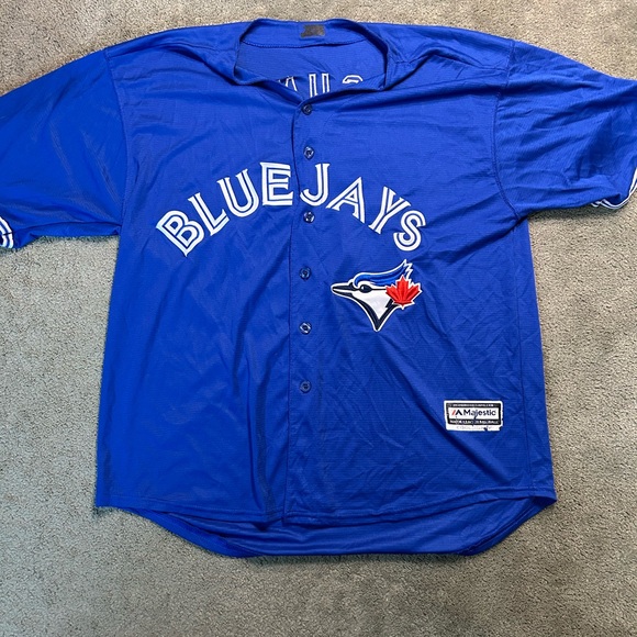 Vintage Majestic Toronto Blue Jays Roberto Osuna Cool Base Jersey XL - Picture 2 of 4
